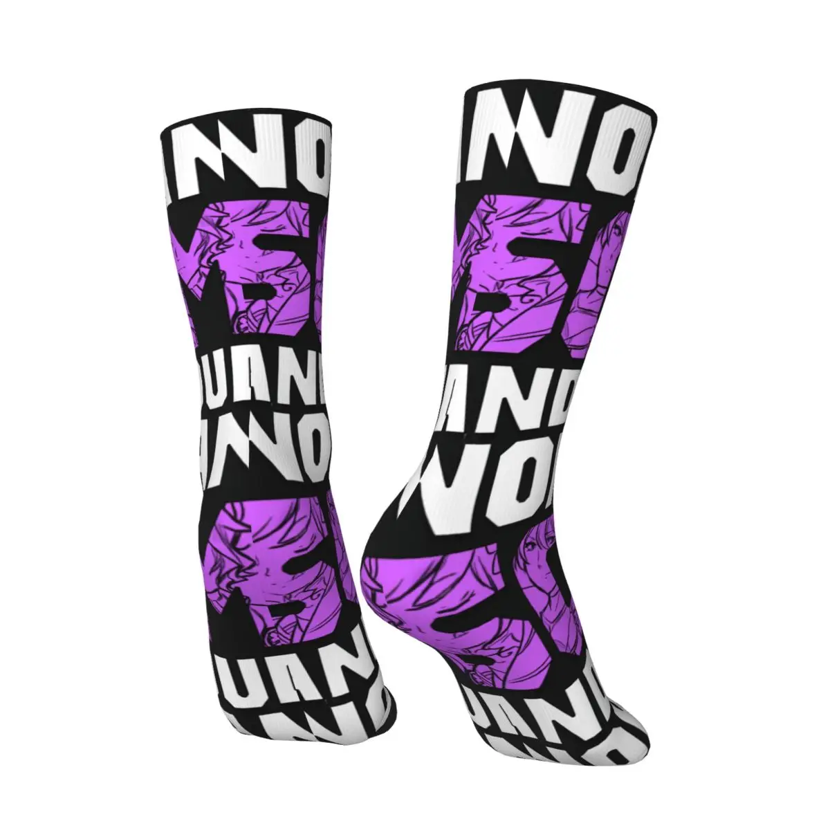 Happy Funny Men's compression Socks NOHRIAN SCUM Retro Harajuku Fire Emblem Game Hip Hop Novelty Casual Crew Crazy Sock