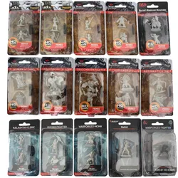 TRPG miniature BBG boad game dungeons Elf dwarf Orc human dragonborn fighter warrior Rogue Druid Paladin Knight Goblin figures