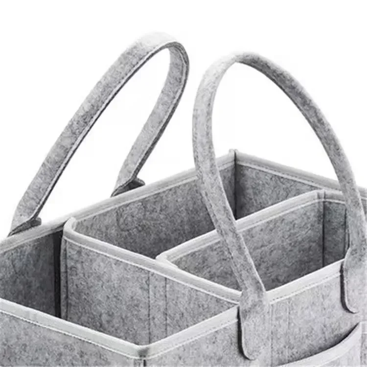 38*23*18cm Baby Diaper Caddy Organizer Portable Holder Bag for Changing Table and Car  Nursery Essentials Storage Bins