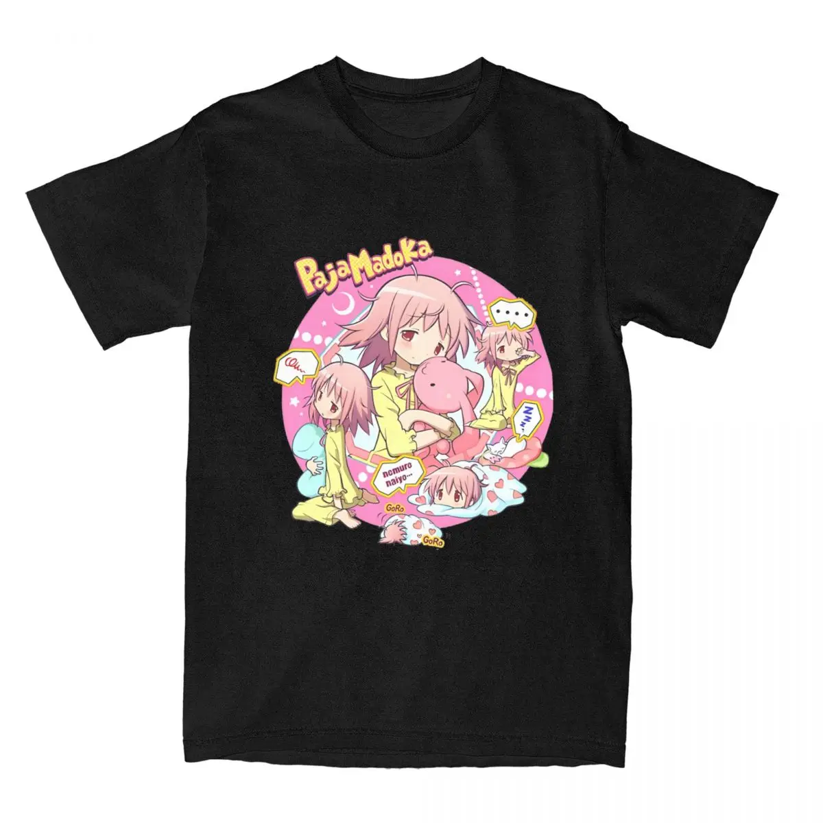 Paja Madoka Madoka Magica Anime Merch Shirt for Men Women Funny 100% Cotton Summer Tops