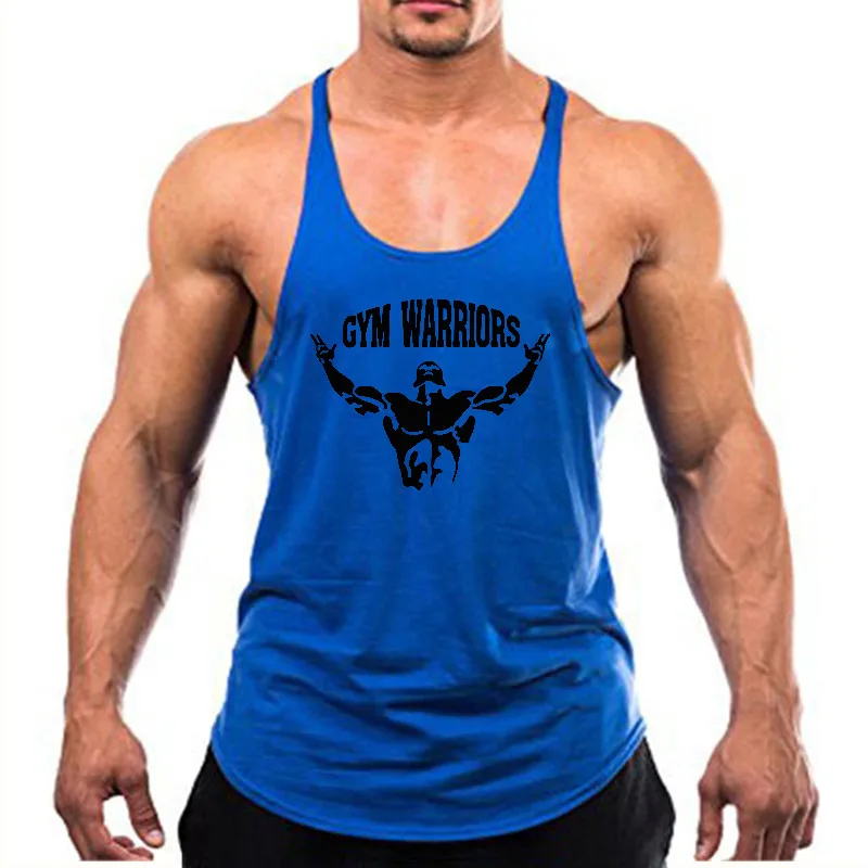 Men's Jogging Running Vests Lightweight Sleeveless Breathable Racerback Tank Tops For Gym Workout Fitness Training