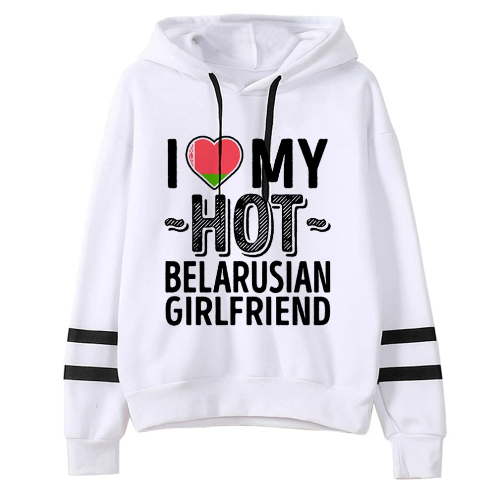 Belarus hoodies women 2023 anime sweatshirts women long sleeve top Hood