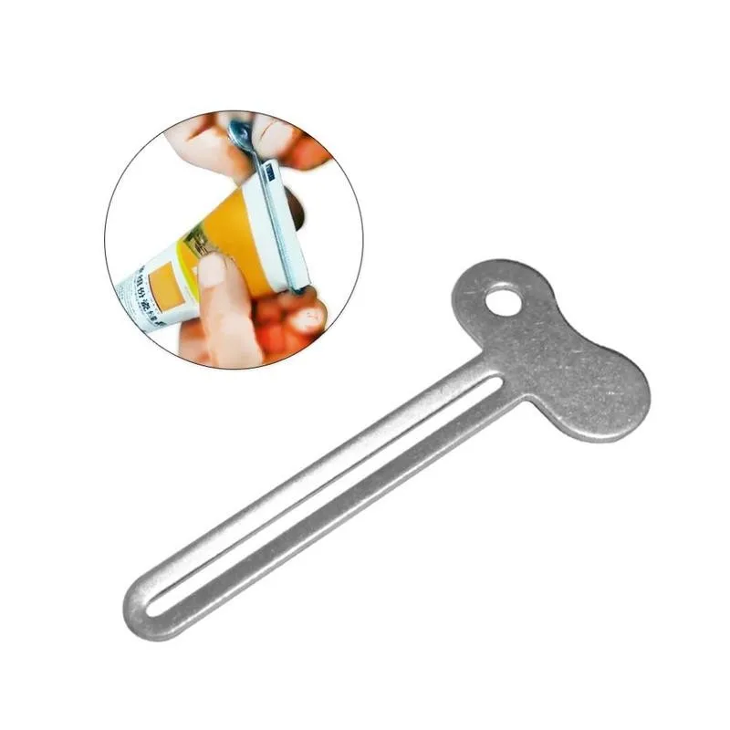 Steel Toothpaste Squeezer Bathroom Accessories Facial Cleanser Toothpaste Tube Rolling Press Squeezer Dispenser Bathroom Access