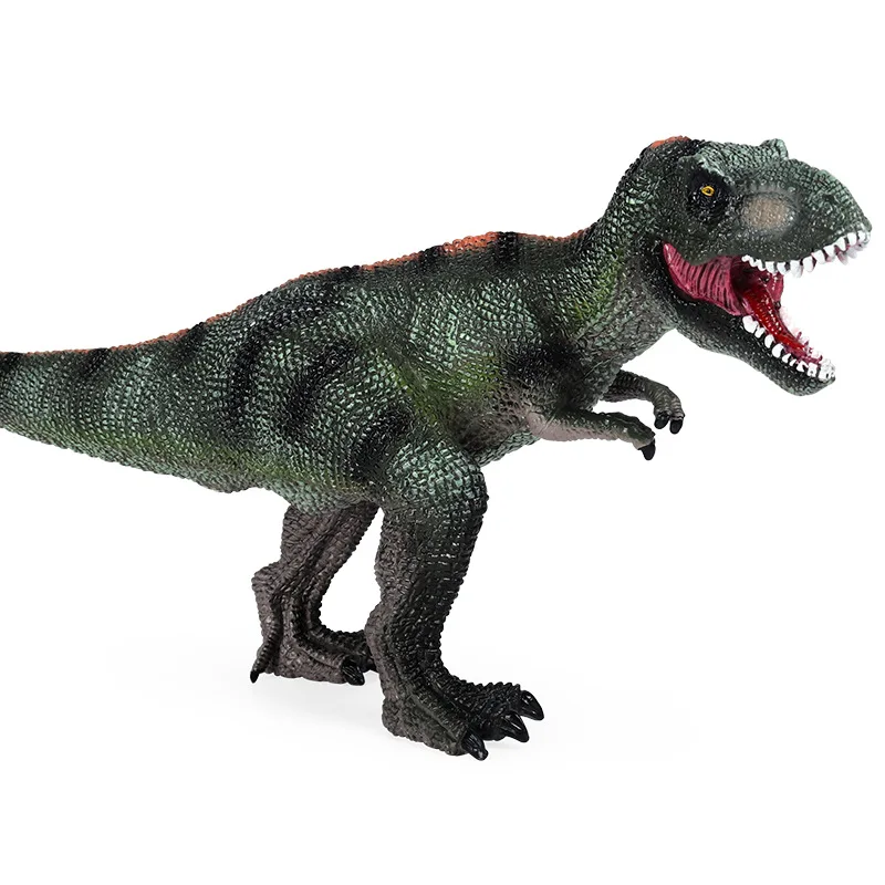 Children's Jurassic simulation large soft rubber T-Rex Tyrannosaurus Rex dinosaur static animal model toy ornaments