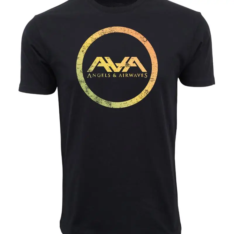 MENS ANGELS AND AIRWAVES CIRCLE LOGO T SHIRT