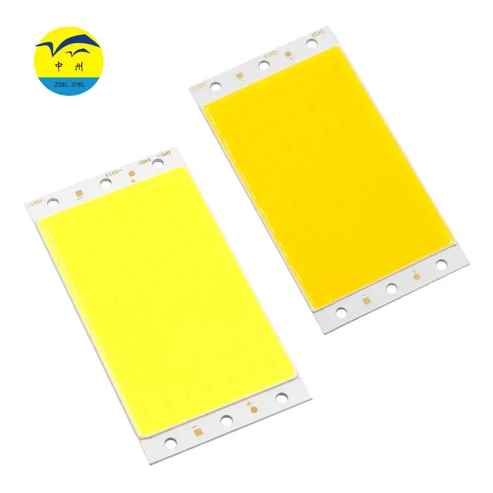 

ZZEL ZYEL COB LED CHIPS Strip Factory Sale Ultra Bright Bulb DC12V 10W L94mm*W50mm Rectangle Lighting Source