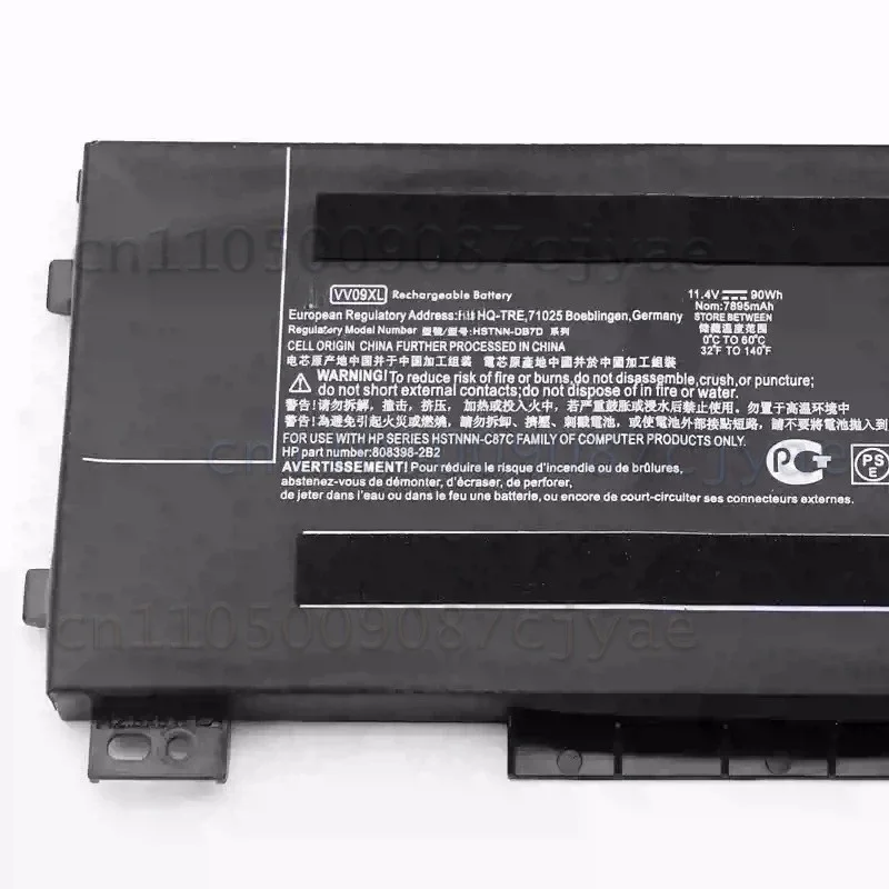 Power Supply Battery VV09XL HSTNN-DB7D C87C Laptop Battery for HP ZBook 15 G3 G4