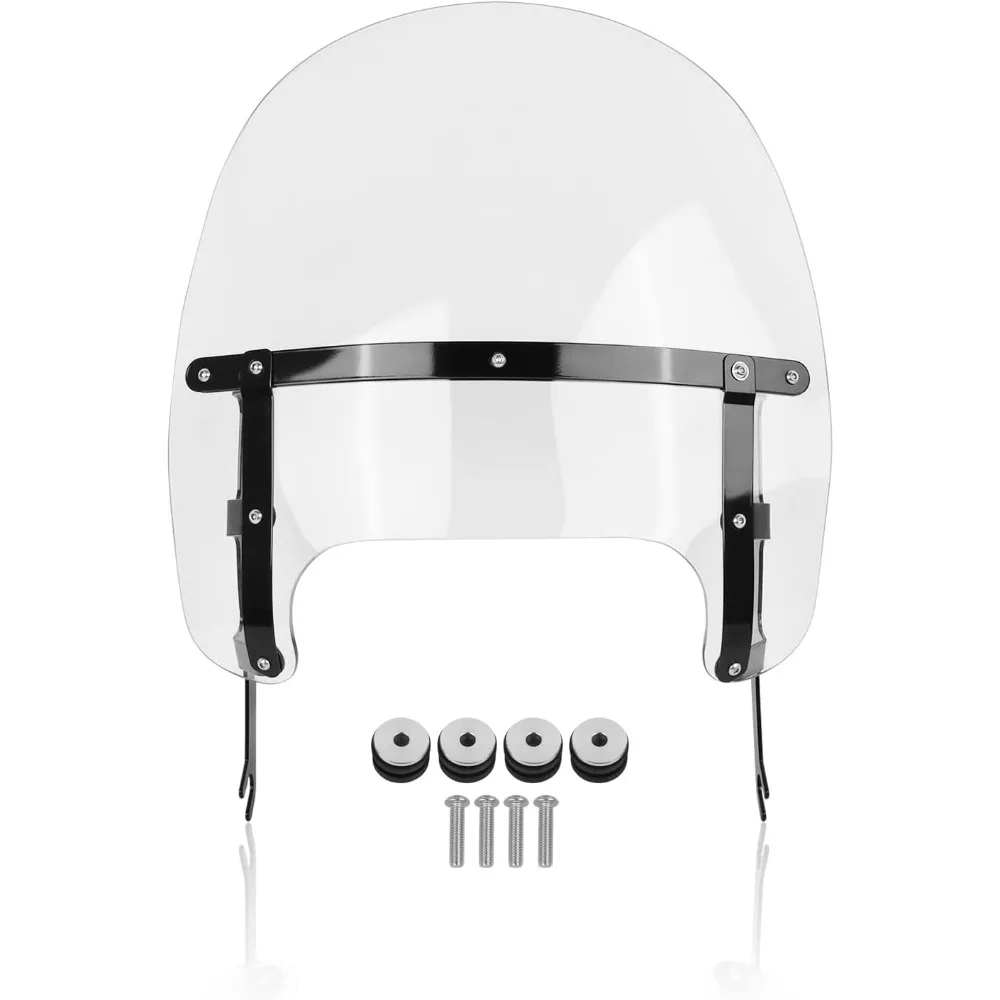 

15 "короткое прозрачное лобовое стекло, дефлектор воздушного потока, замена для мотоцикла Harley Fat Boy Flfb Flfbs 2018-2023, переменный ток