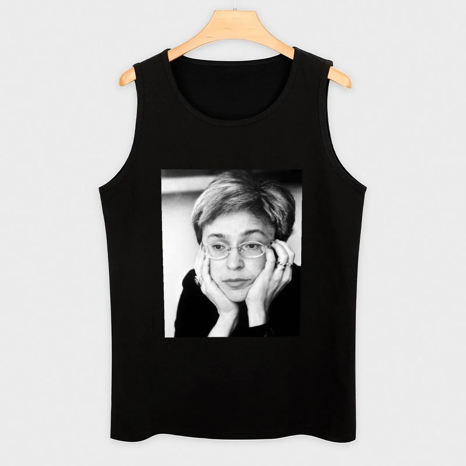 Anna Politkovskaya Tank Best Verkopende Producten Mannen Kleding Gym T Shirt Mannen Sportkleding Voor Mannen