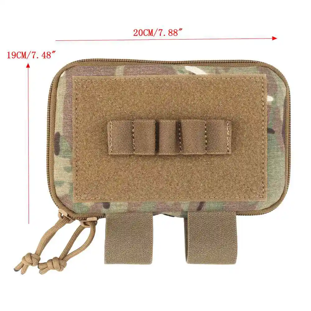 Tactical Purse Emergency Supplies Medical First Aid Kit Bag Utility Pouch for Home Workplace Camping Travel Hunting 20x19cm