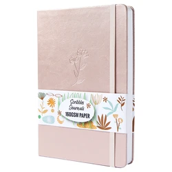 ROSE GOLD Abdeckung Gepunktete Notebook Dot Grid Journal INS BUJO, 160GSM Bambus Dicke Papier Mit Nummeriert Seite * BUKE