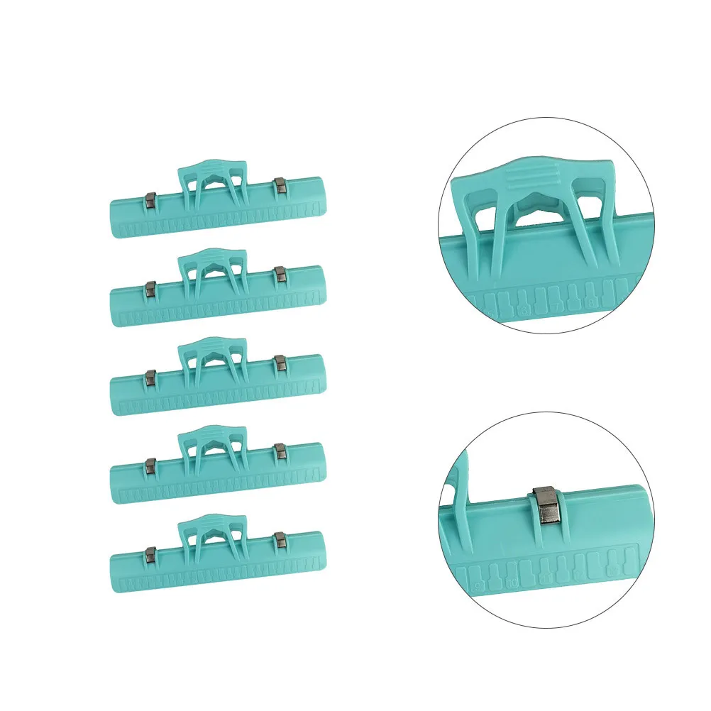 

5Pcs Sheet Clip ABS Plastic Music Book Holder Piano Fixed Clips Practical Musical Score Holder for Students Plastic Sheet Clip