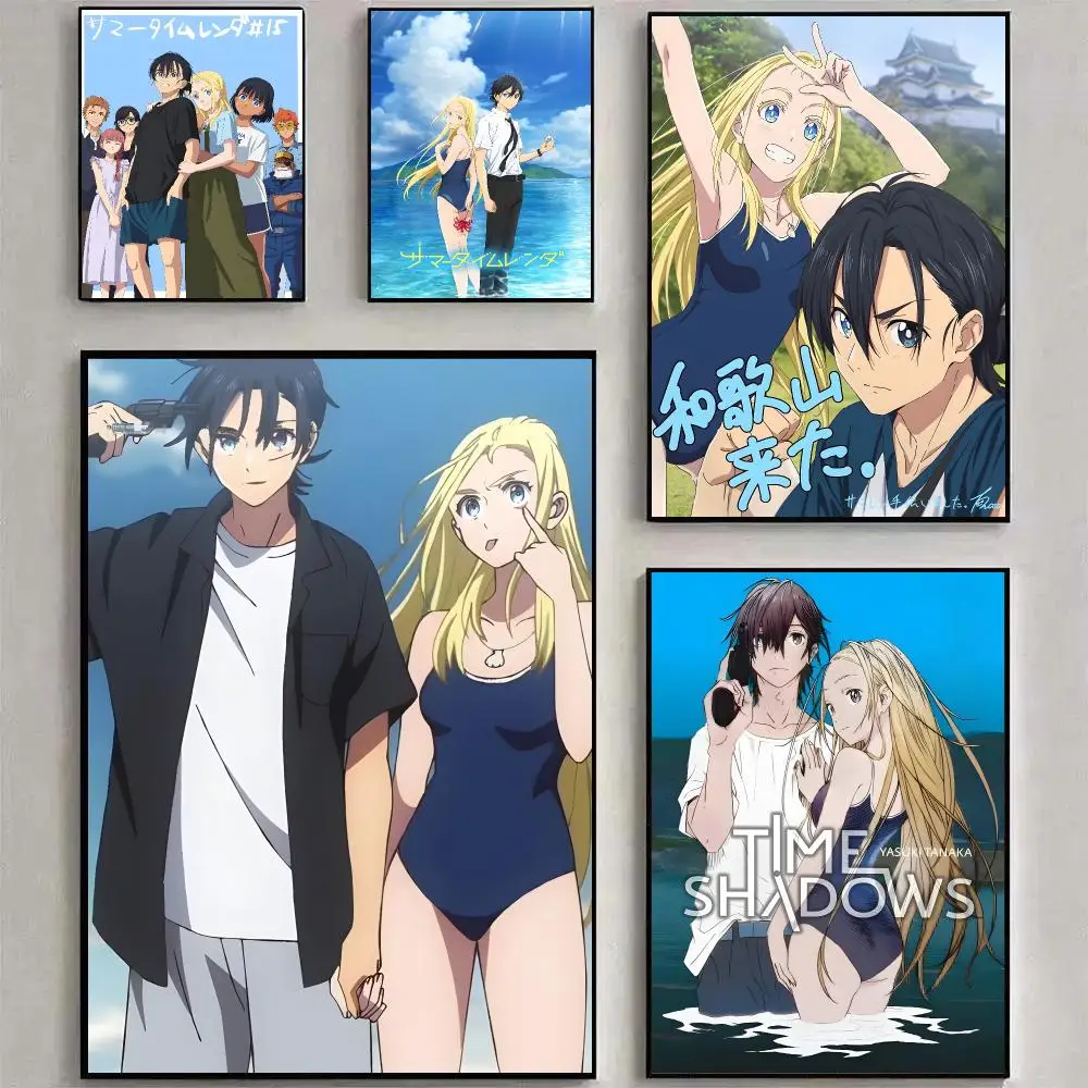 S-Summer Time R-Rendering Animation Poster Room Decoration, Home Wall Art Printing, Waterproof Bedroom Poster, Gift