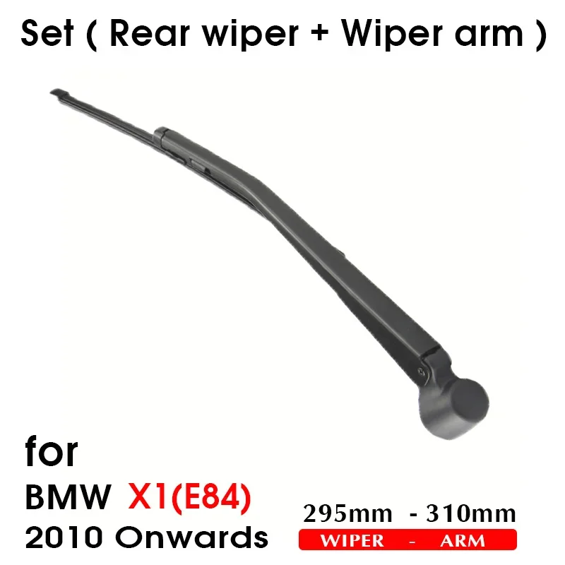 Car Rear Windshield Windscreen Wiper Arm Blades Rubber For BMW X1(E84) 295MM 2010 2011 2012 2013 2014 2015 2016 2017 2018