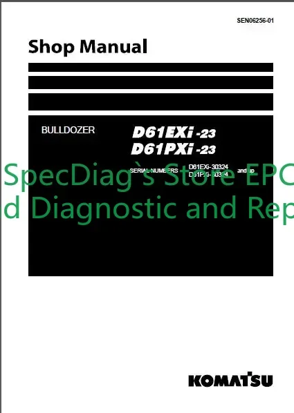 

SpecDiag Komatsu Bulldozers Doozer All Shop Руководство 2017г.