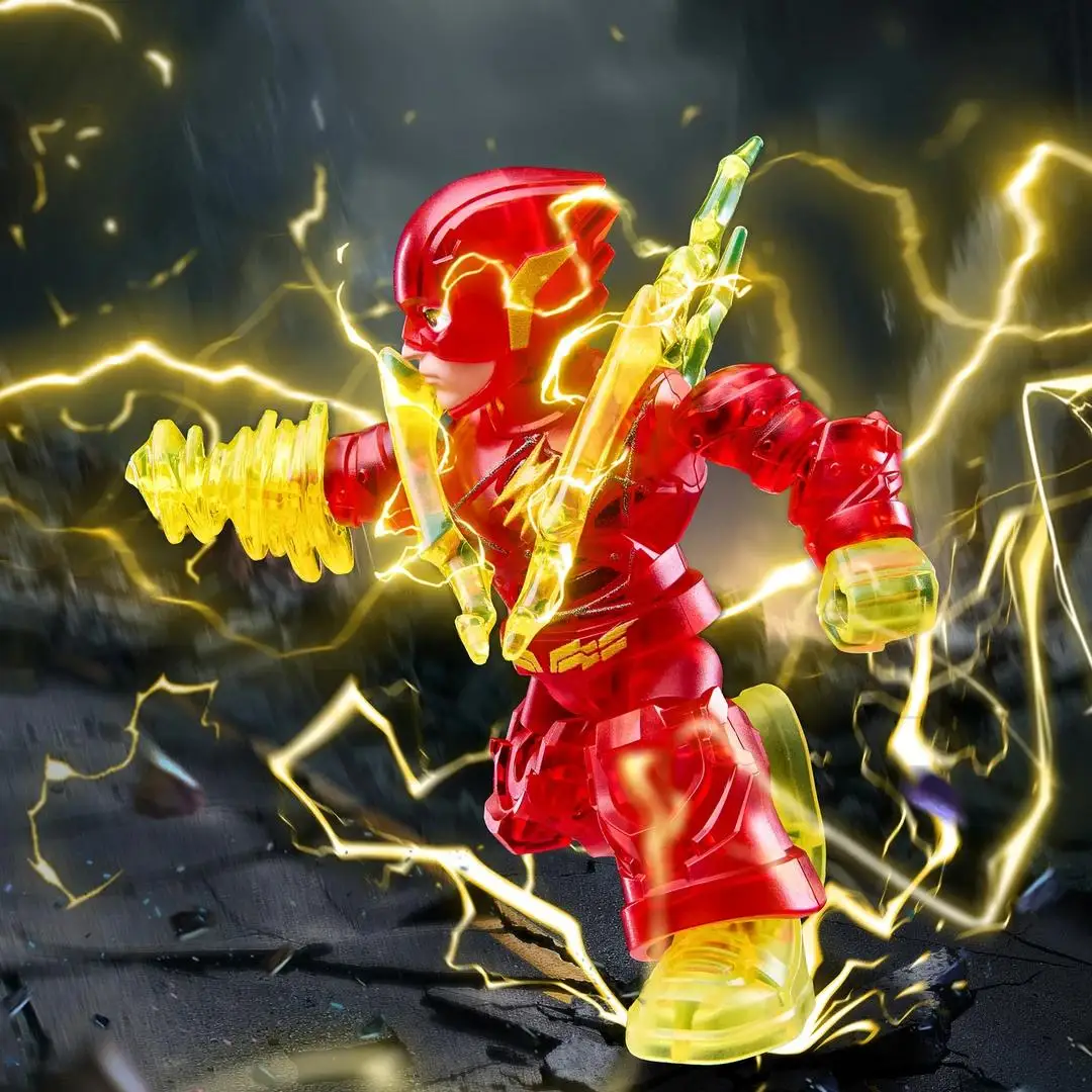 Blokees DC Series Defender Version Vol.2 Justice League Batman Superman Wonder Woman Action Figures Assembled Toys Blind Box view 3