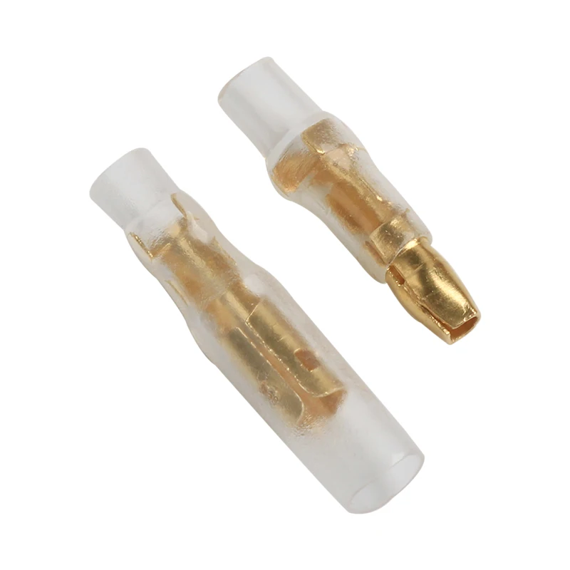 Bộ 240 4Mm Lọn Uốn Viên Đạn Dây Kết Nối Dây Chân Nam Nữ Ổ Cắm Cho Xe Hơi Xe Máy Đạn Nhà Ga Với Cách Nhiệt Vỏ Bọc