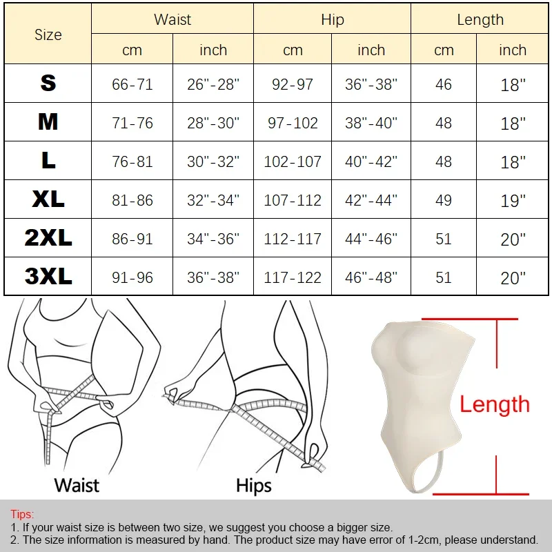 Women\'s Strapless Bodysuits Tummy Control Shapewear Thong Slimming Compression Body Shaper Waist Trainer Sexy Butt Lifter Corset