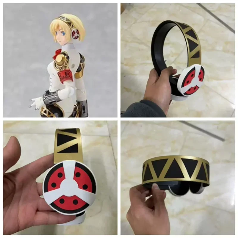 Jeu P3 Aegis Cosplay casque casque chapeaux accessoires Halloween Cosplay Costume accessoire jeu Persona3 Aegis Aigis Cos perruque