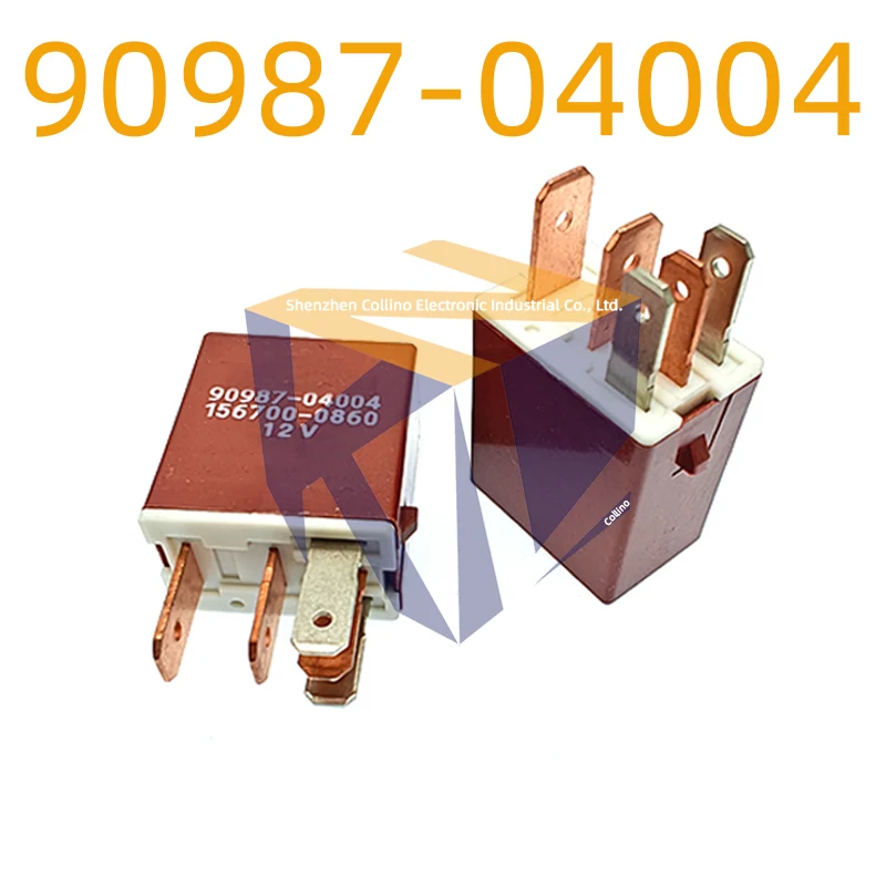 2pcs 90987-04004 12V 5-pin automotive relay