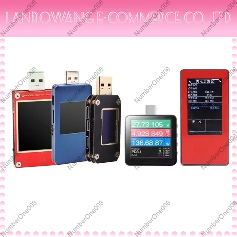 USB Voltage Current Tester Fast Charging Protocol Detector Power Meter Portable Digital Display