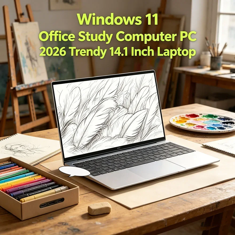

Compact Light 14.1" Laptop Intel i9-9900 120Hz Ultra-clear FHD IPS Display 5000mAh 32GB/2TB SSD Backlit Keyboard