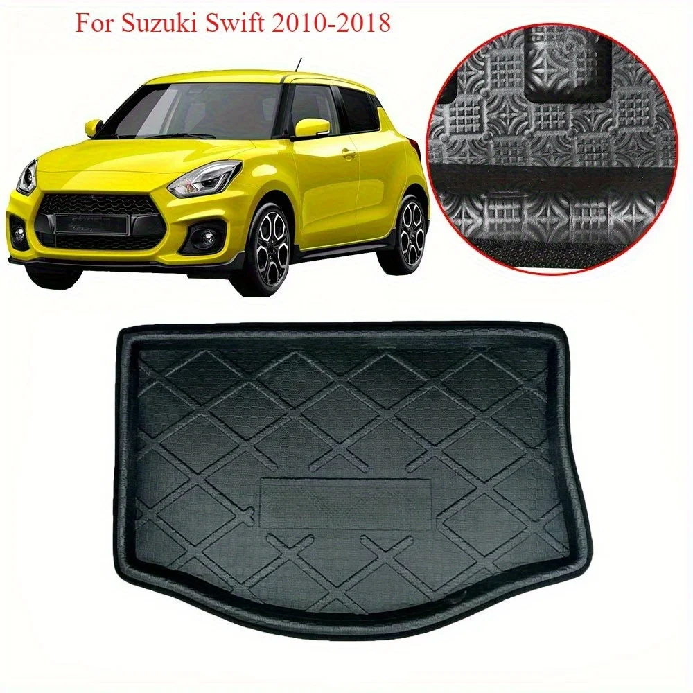 Für Suzuki Swift 2010-2018 Auto Hinten Stamm Boot Liner Schwanz Fracht Matte Fach Boden Teppich Schutz Pad Zubehör EVA