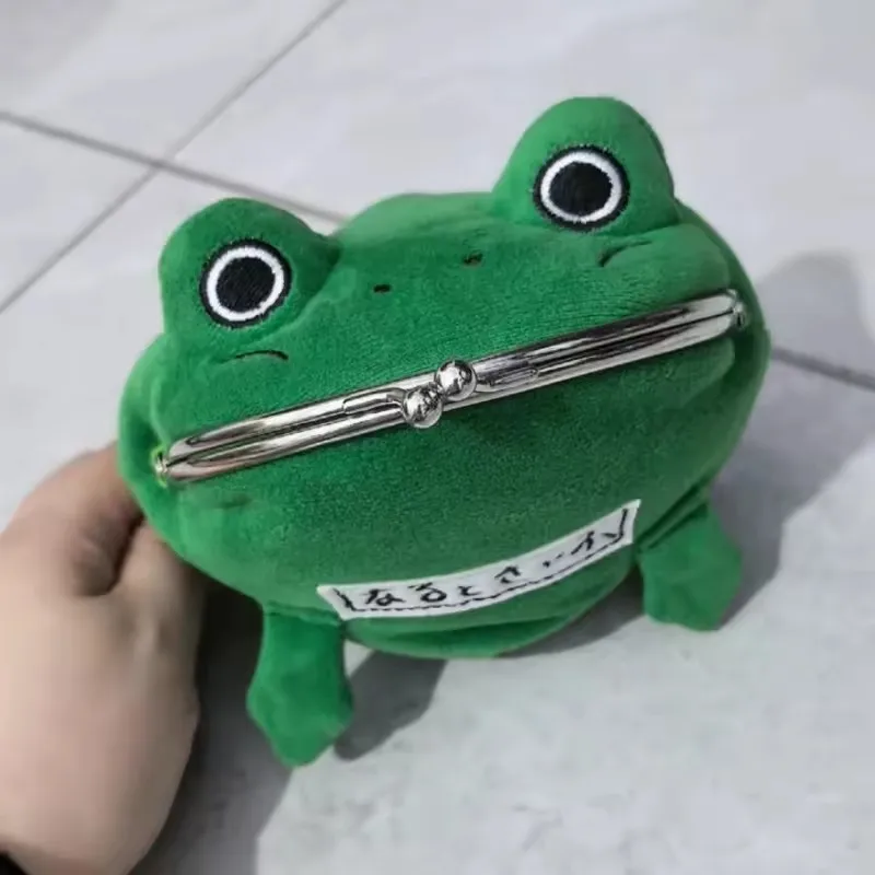 Monedero de Anime Naruto con Diseño de Rana, Llavero de Juguete, Monedero de Cosplay de Rana de Dibujos Animados, Bolso de Mujer, Monedero de Cosplay, Regalos de Cumpleaños para Niños