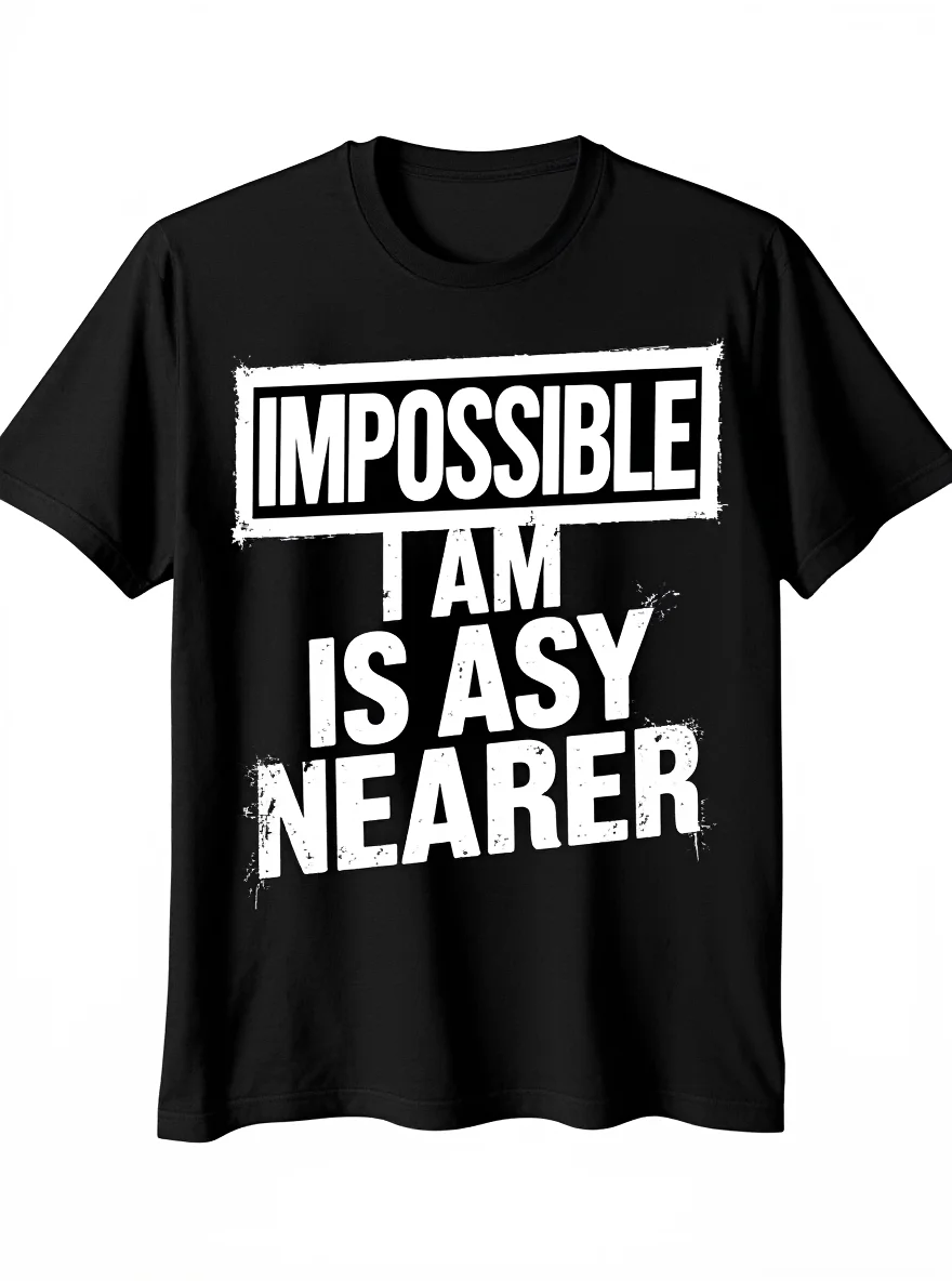 

Men's Sarcastic "Replacing Me Is Easy" T-Shirt - White Cotton Casual Summer Graphic Tee