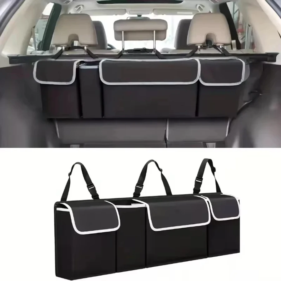 

Car Trunk Suspension Storage Bag Large Capacity Multi-purpose Oxford Car Seat Backrest Organizer Automobile Interior