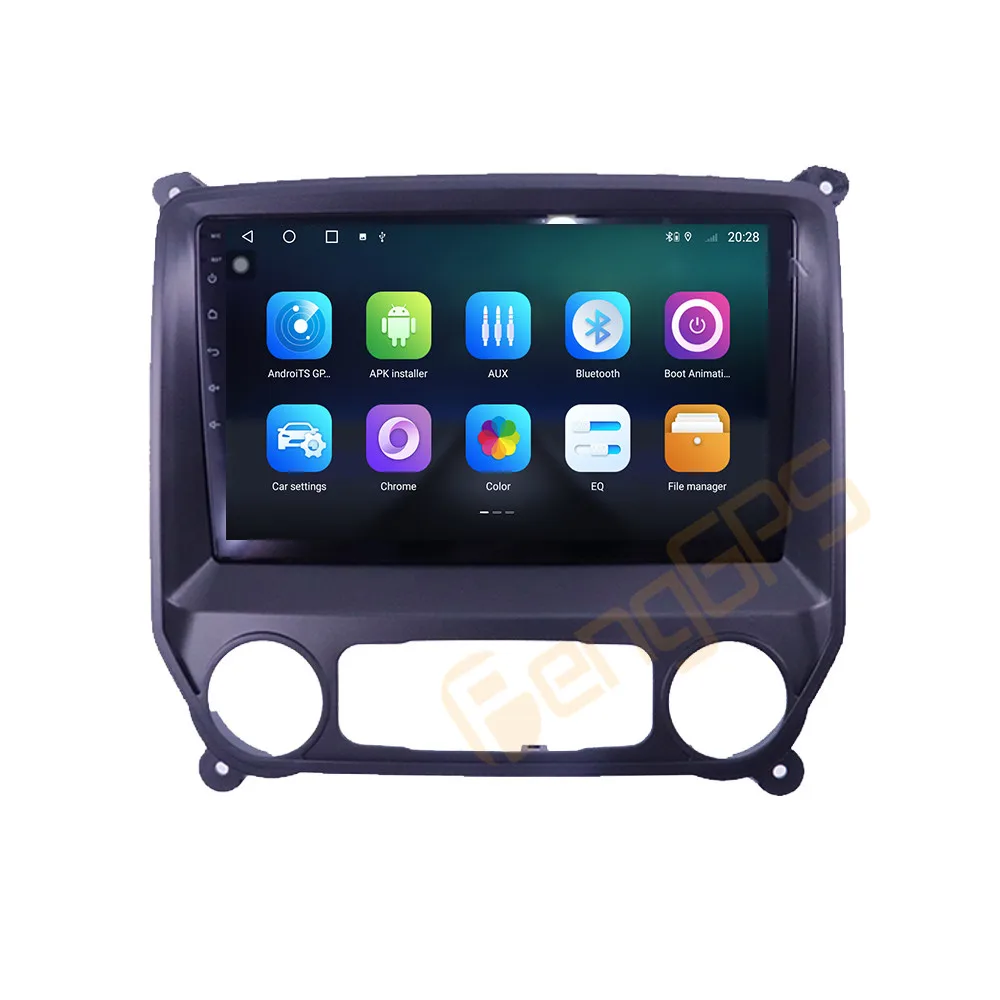 لسيارة شيفروليه سيلفرادو جي إم سي سييرا عبر VIA Vtrux شاحنة 2014-2018 راديو سيارة أندرويد 2Din استقبال ستيريو Autoradio وحدة الوسائط المتعددة