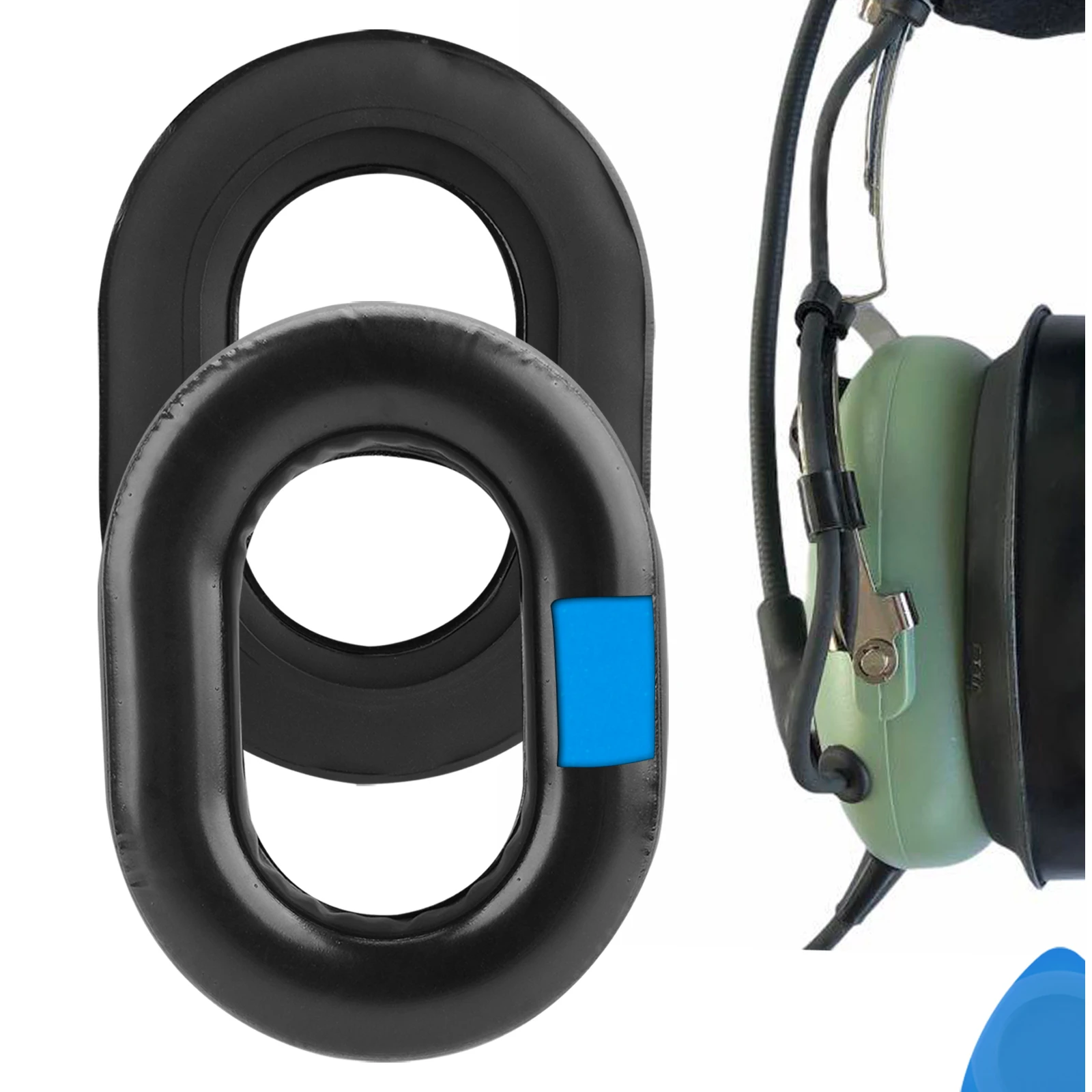 Geekria Sport Cooling-Gel Ear Pads Replacement for David Clark H10-60 H10-20 H10-13.4 H10-76 H10-30 H10-13S Headsets Ear Muffs