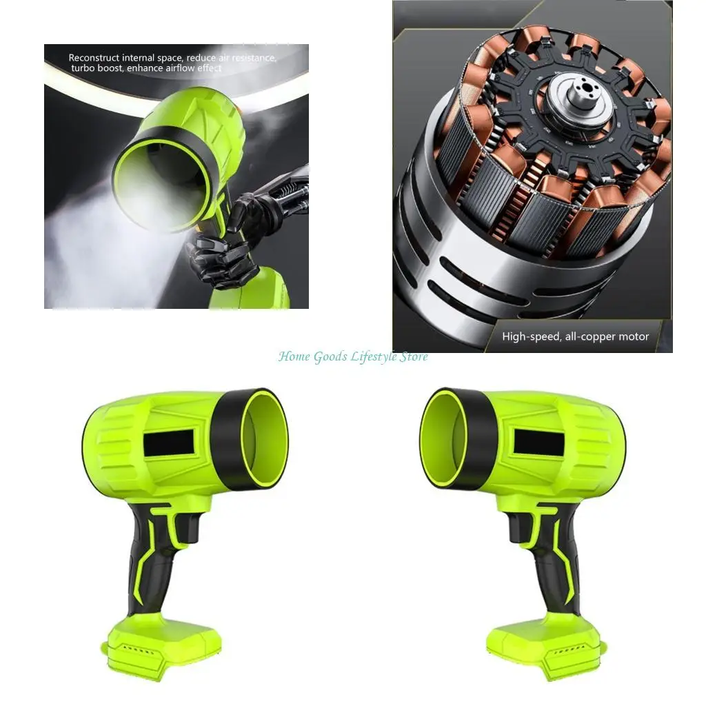 E74E Ergonomic Handheld Cleaning Unit 70mm Large Fan fashion Delivers 750g Wind Output No batteries
