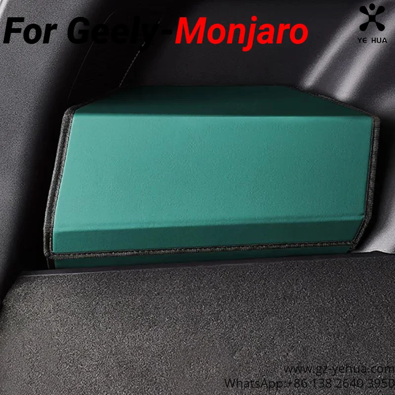 For GEELY Monjaro Manjaro Xingyue L KX11 Rear Trunk Storage Box Rear Trunk Storage Box Green Side Slot Storage Box Decoration