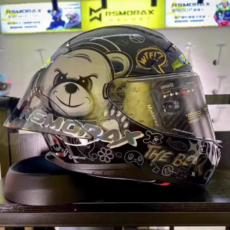 

RSMORAX/MOTORAX R50 SPRO All-season Motorcycle Helmet Men's Full-face Helmet Winter Women's Blooming