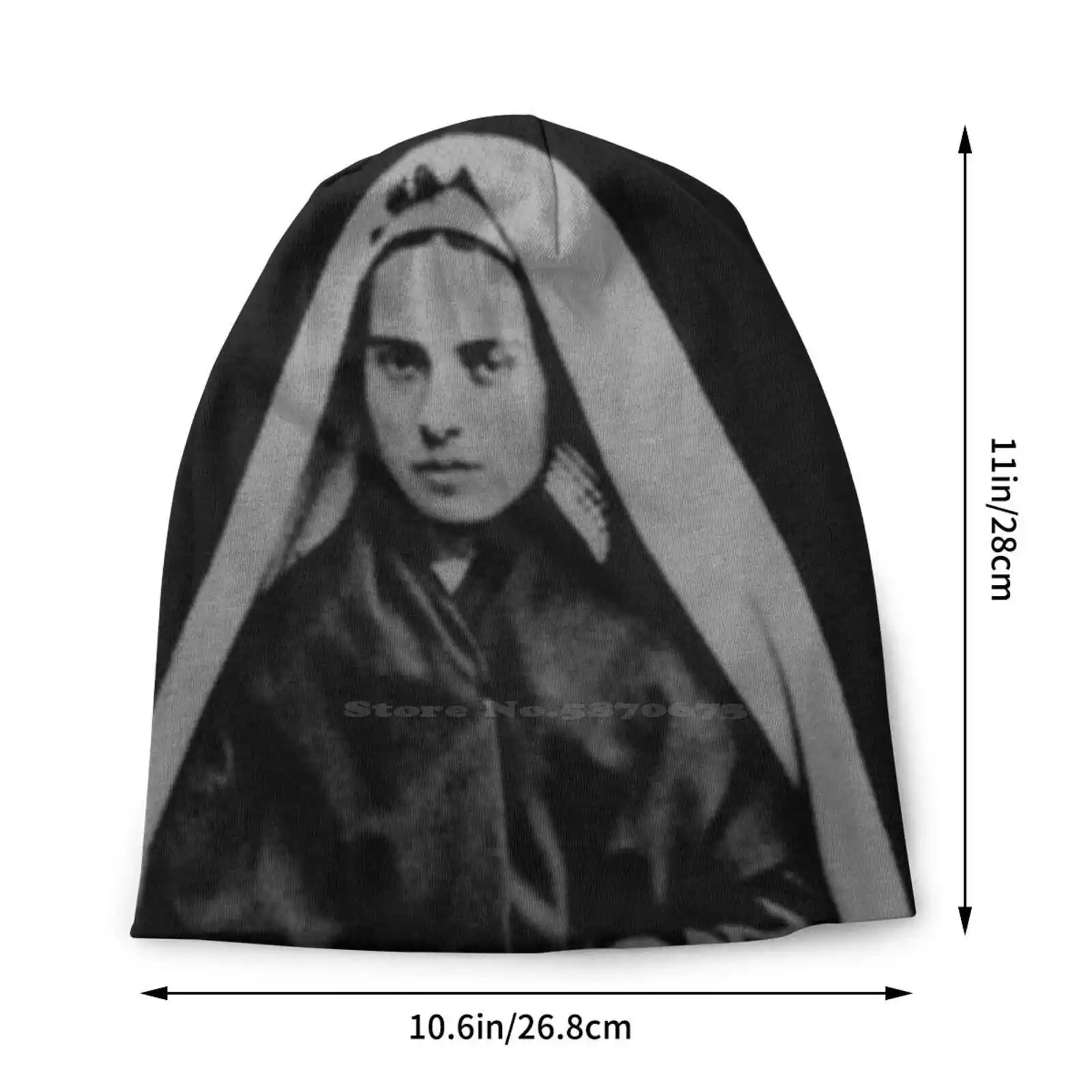 Saint Bernadette Soubirous-18 February In France Knitted Hat Warm Beanie Outdoor Caps Church Religion Religious Jesus Faith