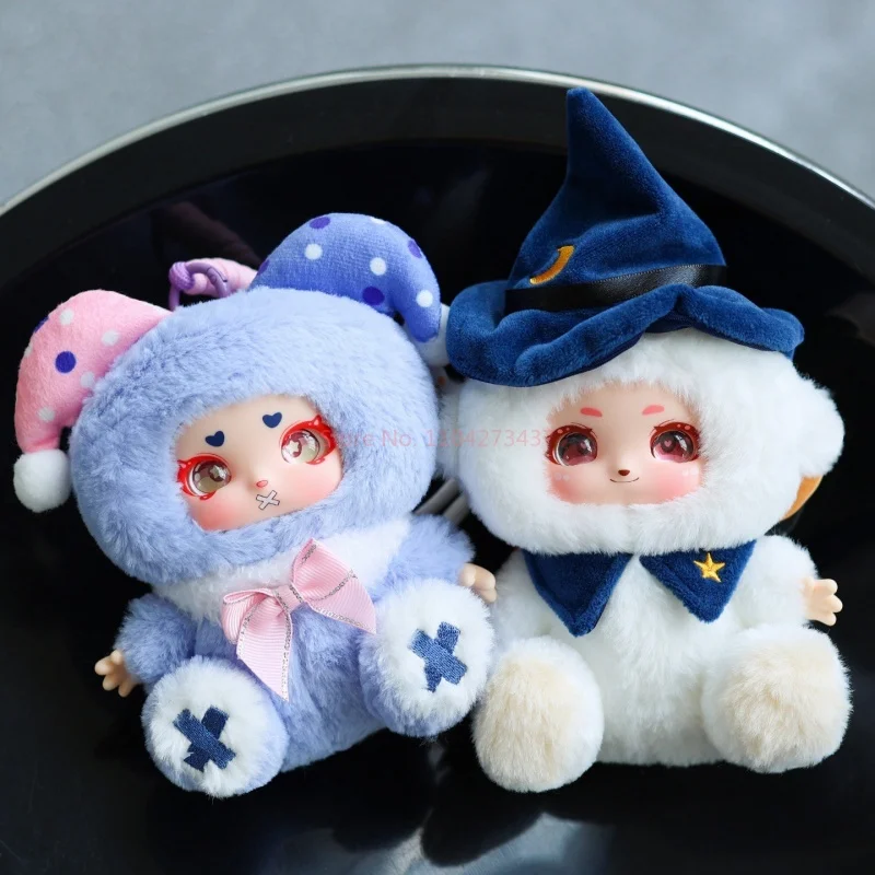 

Hot Sale Cute Werewolf Killing Prophet Stuffed Doll Vinyl Face Wizard Jester Style Bag Ornament Toy Hanging Charm Birthday Gift