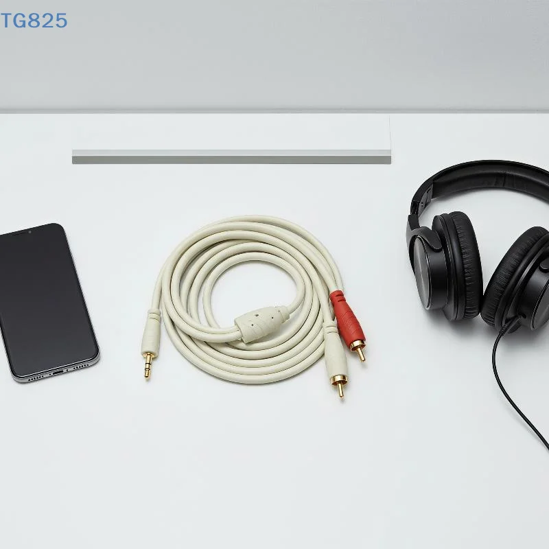 【AN】【SA】35mm Male To Dual  Male Audio Cable Gold Plated Connectors High Fidelity Sound For Home Theater Car Stereo