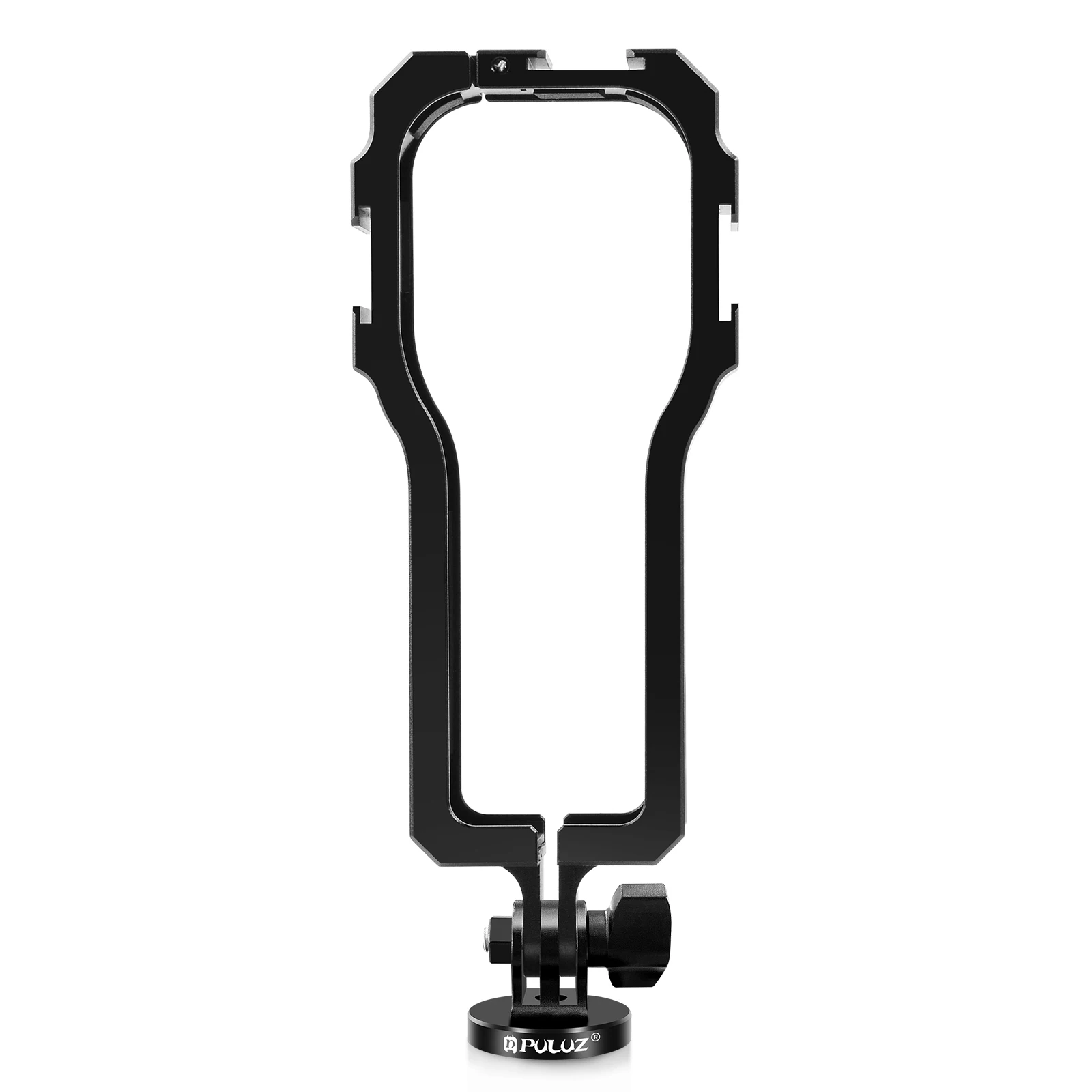 PULUZ Protective Cage Rig Housing Frame Cover with Cold Shoe for Insta360 ONE RS 1-Inch 360 Edition Sports Action Cameras