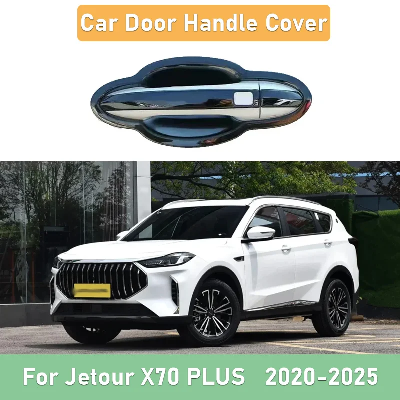 

Door Bowl Handle Cover For Chery Jetour X70 PLUS 2020 2021 2022 2023~2025 Protection Stickers Stainless Steel Trim Accessories