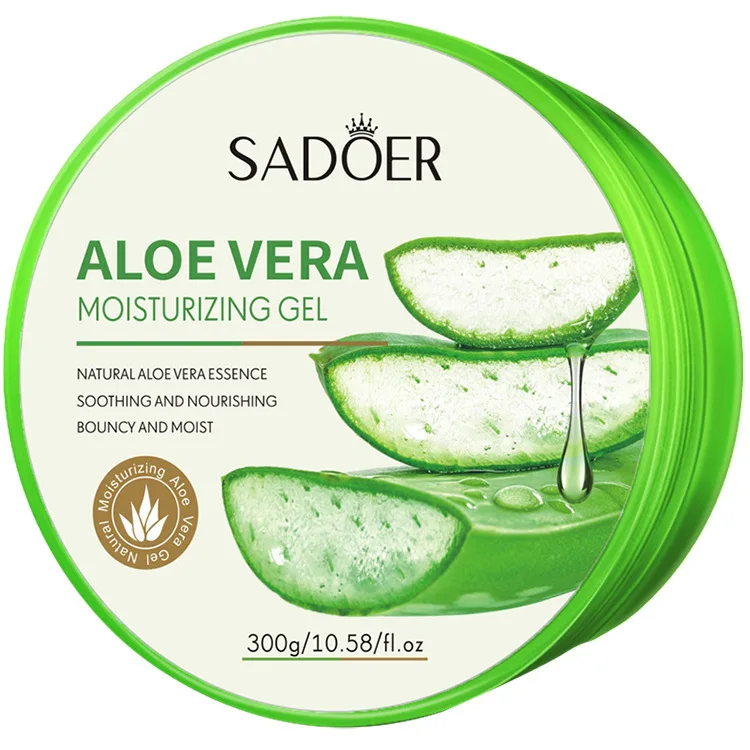 300g Aloe Vera Gel Vitamin C Gel Moisturizing Fine Pores Anti Acne Brighten Skin Wholesale