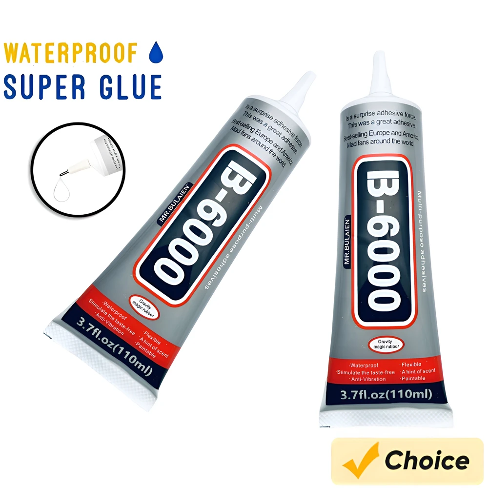 15ML 25ML 50ML 110ML Bulaien Clear Glue Contact Phone Repair Adhesive Multipurpose DIY Glue with Precision Applicator Tip B6000