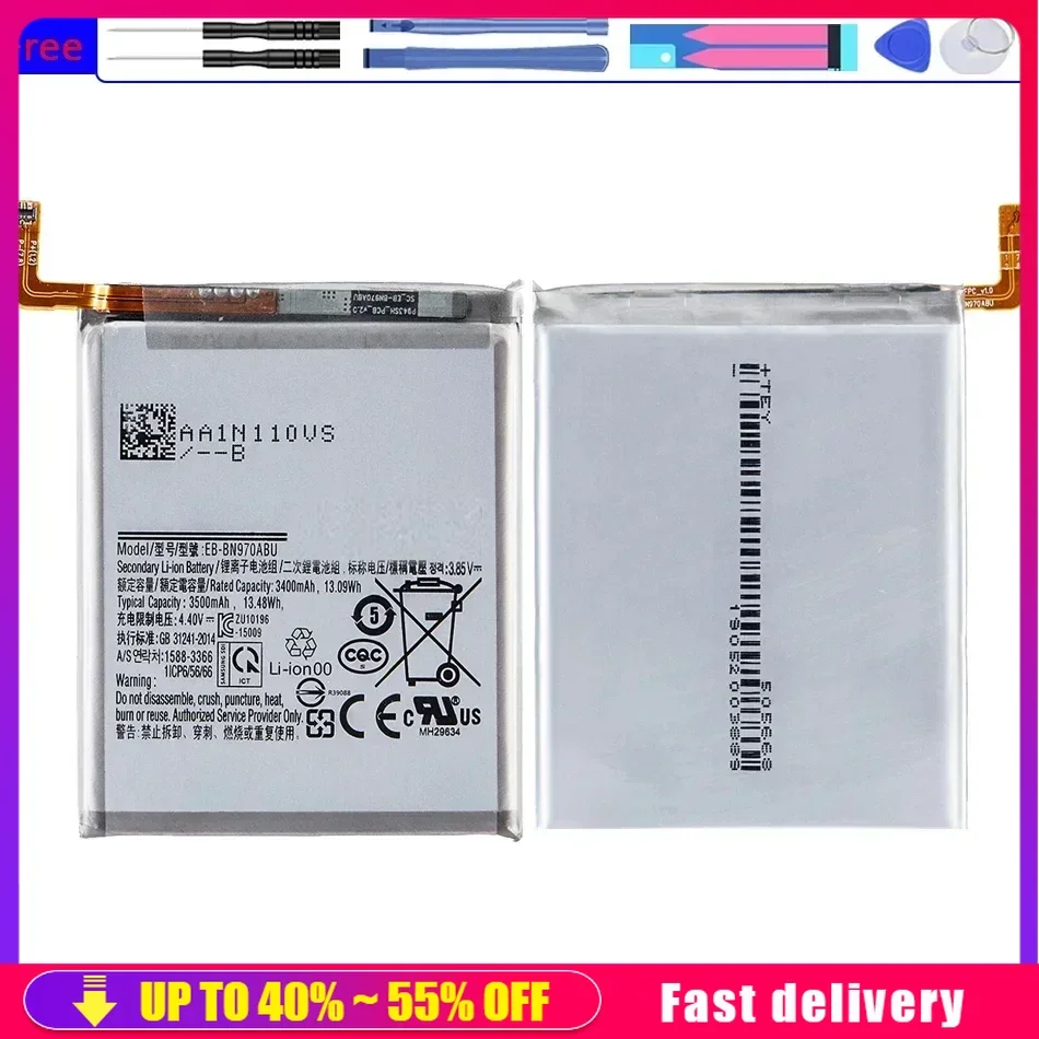 Battery For Samsung Galaxy S10 5G S20+ S20 Ultra A71 A51 A31 A20e A10e Note 10 Plus/10+ M30s M21 M31