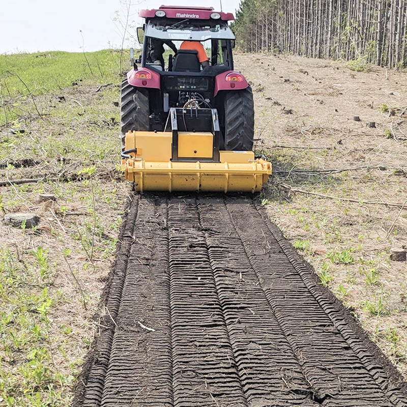 Excavator Land Clearing Machine Brush Cutter Wasteland Reclamation Orchard Tractor Multi Functional Crusher Rotary Tiller