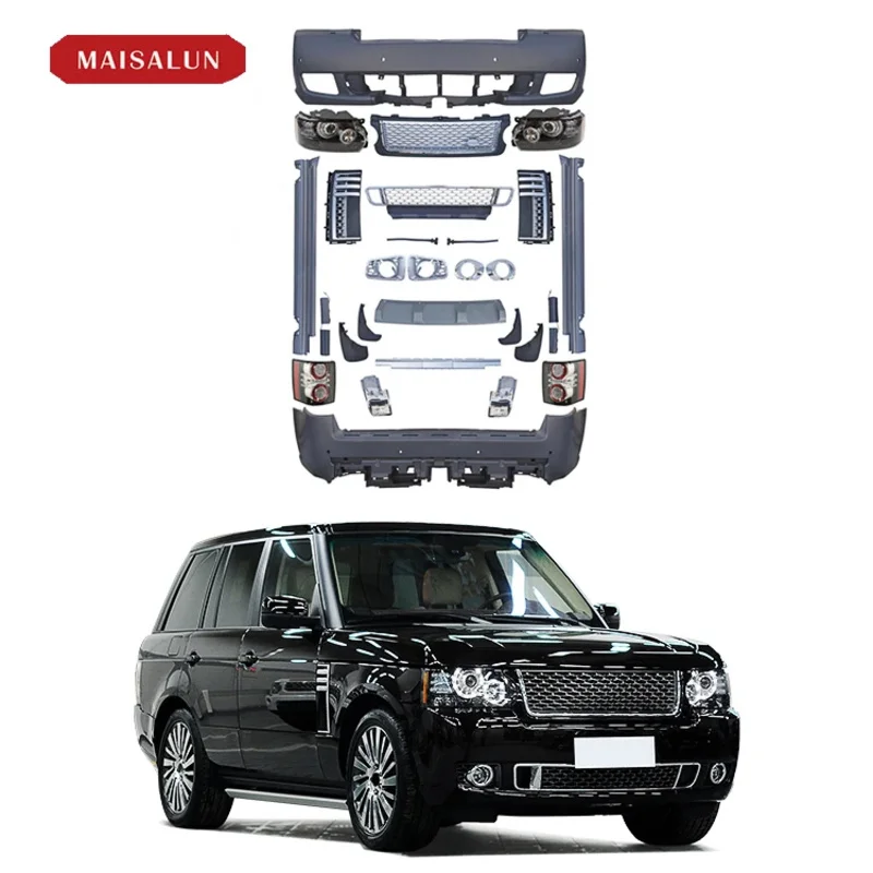 

High Quality Genesis Style Body Kit for Range Rover 2005-2012 With Front Rear Bumper Side Skirts