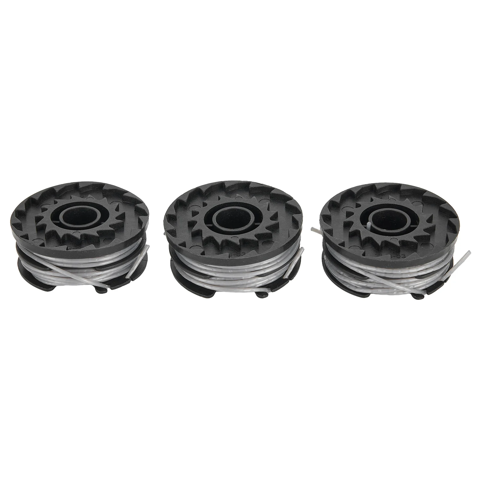 3pc Line Spools For For Greenworks Lawn Trimmers G40LT/ G40LTK2/ G40LTK2x/2101507/2101507UA/2101507UC Trimmer Spool Line Replace