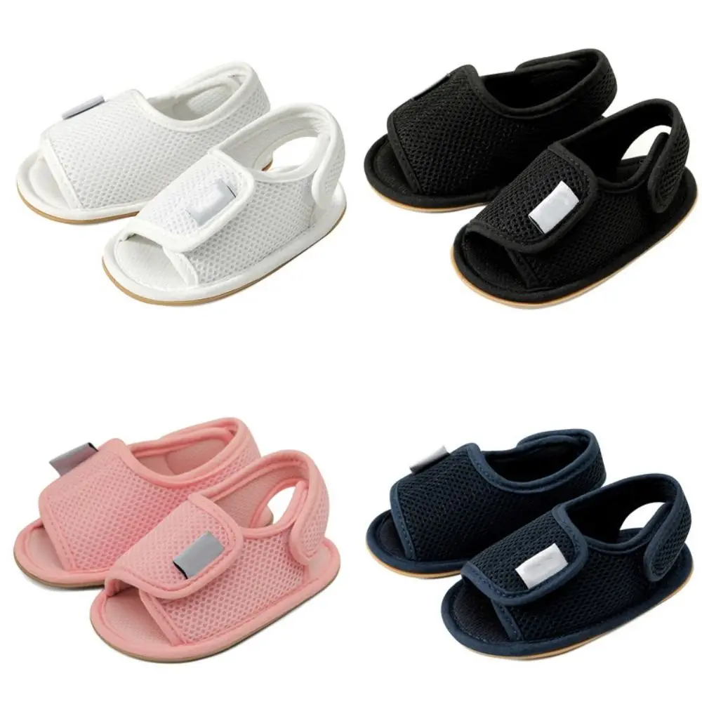 

Rubber Sole Baby Sandals Breathable Soft Sole First Walker Shoes Lightweight Multiple Colors Anti-Slip Sandals First Walkers