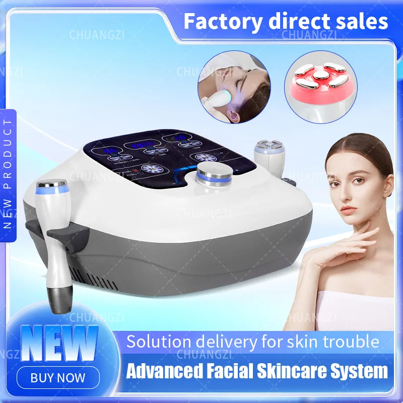 DCOOL Semiconductor 3In1 Cold and Hot Therapy EMS Face Lifting Ant-wrinkle Anti Puffiness Cryo Painless Electroporation Machine