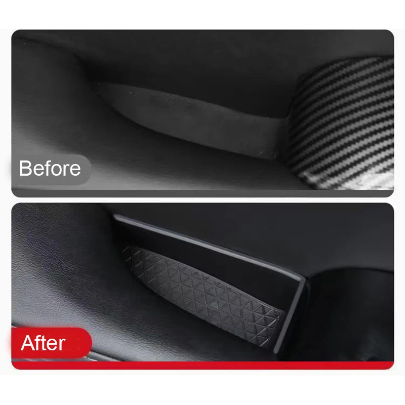 For Toyota Camry XV80 2024 TPE Interior door handle pad Rear cup holder cushion Anti pollution and dirt prevention interior
