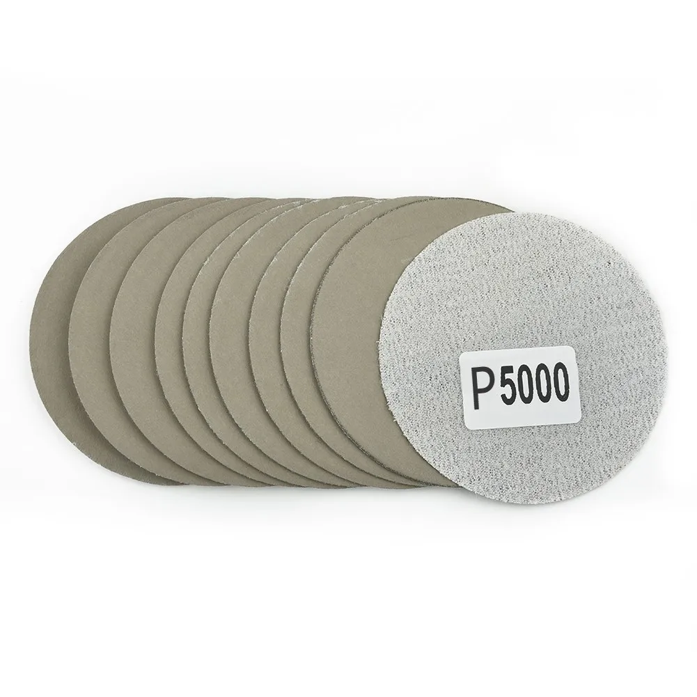 

Efficient Sanding Solution with 3 inch Hook&Loop WetDry 1000 1500 2000 3000 5000 Grit Sandpaper Discs Set of 50